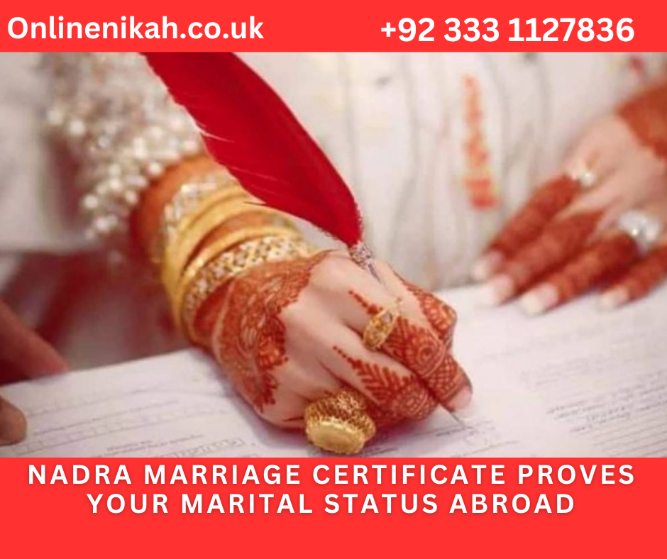 NADRA Marriage Certificate